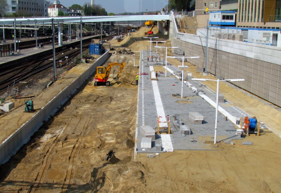 Arnhem aanleg spoor 2011