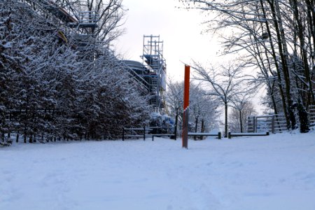 Around Griebnitzsee with snow 2021-01-30 10