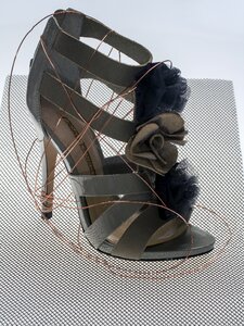 White fashion wire