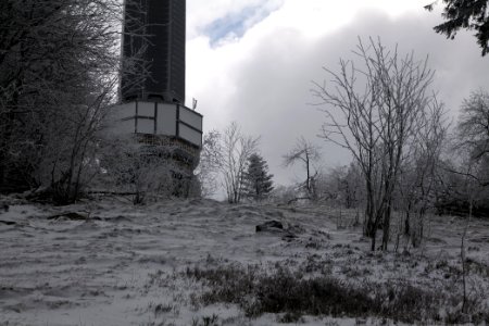 Around Brunhildispfad Großer Feldberg with snow 2021-04-06 56