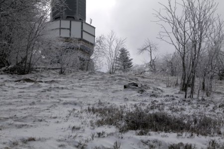 Around Brunhildispfad Großer Feldberg with snow 2021-04-06 55