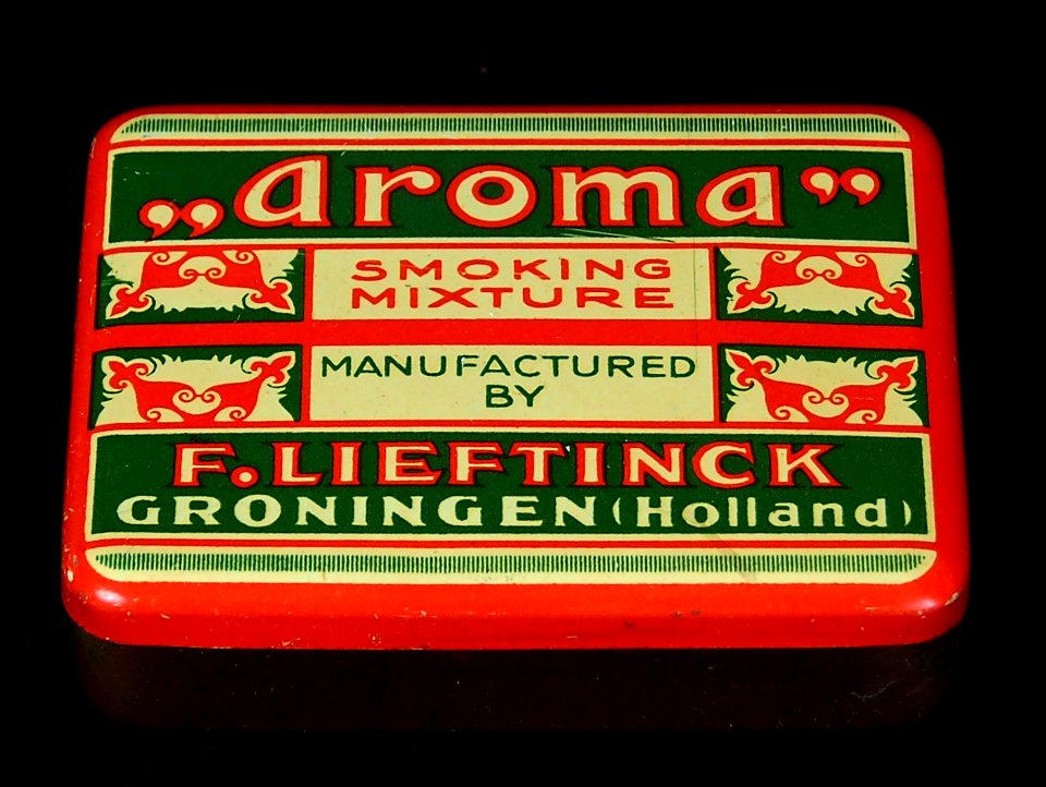 Aroma smoking mixture by F Lieftinck, blikje, foto1