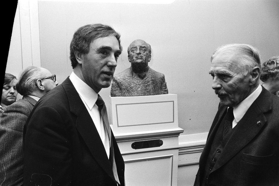 ARP voorzitter Hans de Boer en Jan Donner, Bestanddeelnr 930-1971