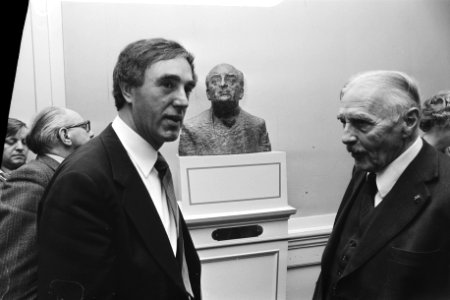 ARP voorzitter Hans de Boer en Jan Donner, Bestanddeelnr 930-1971