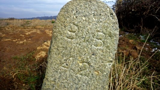 BB42 Boundary Stone, Combe Valley (2)