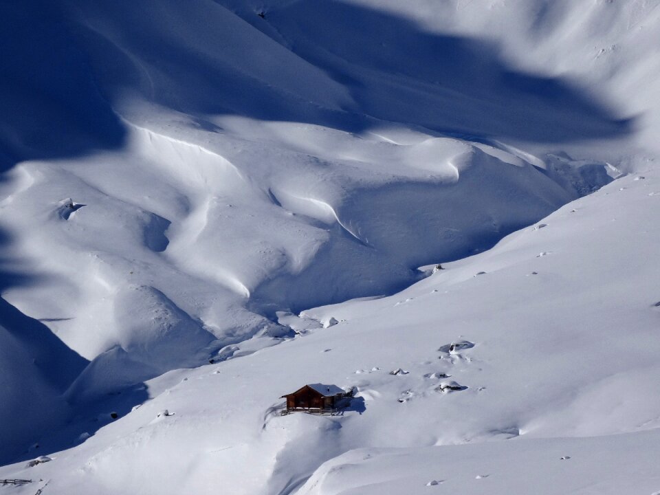 Snow landscape cold