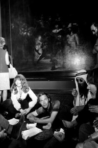 BBK bezet Nachtwachtzaal in Rijksmuseum, Amsterdam tegen falend cultuurbeleid k, Bestanddeelnr 923-5865