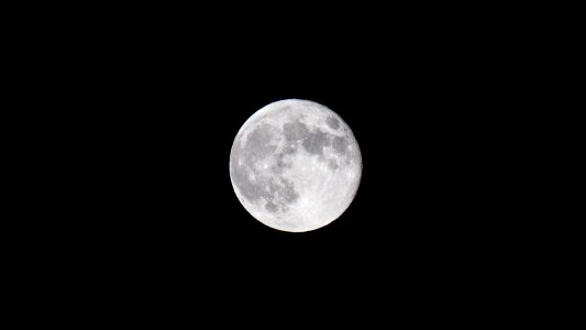 Full moon moon by night night sky photo