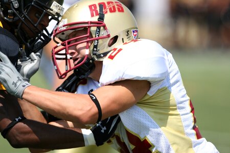 Sport american football player helmet photo