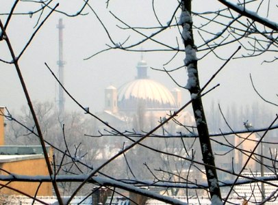Bazylika ze Wzgórza Wolności Bydg zima 2006