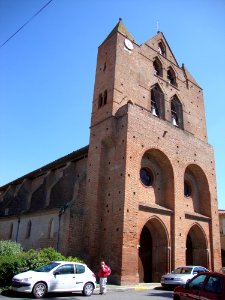 Baziège (Haute-Garonne, Fr) église de style toulousain (3)