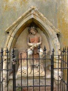 Bazailles (Meurthe-et-M.) église, statue Christ au liens