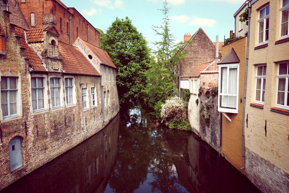 Bruges summer spring