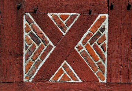 Wood and bricks bricked timbered