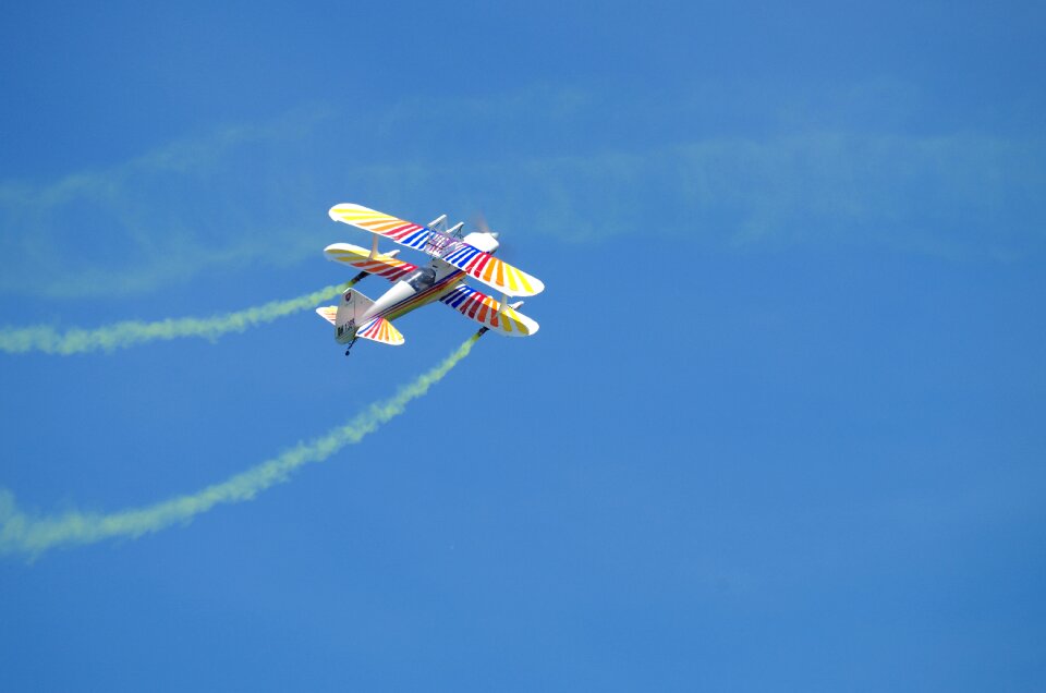 Model fly the sky