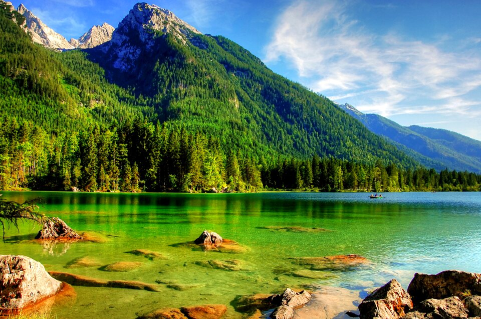 Berchtesgaden mountains lake