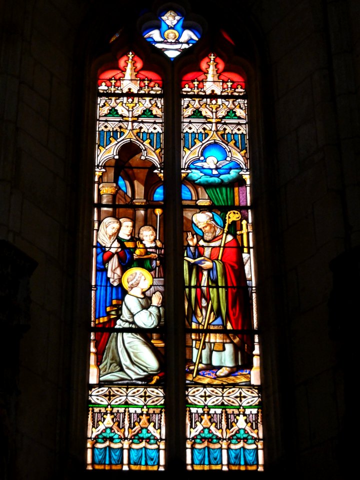 Basilique Saint-Eutrope de Saintes, vitrail 12