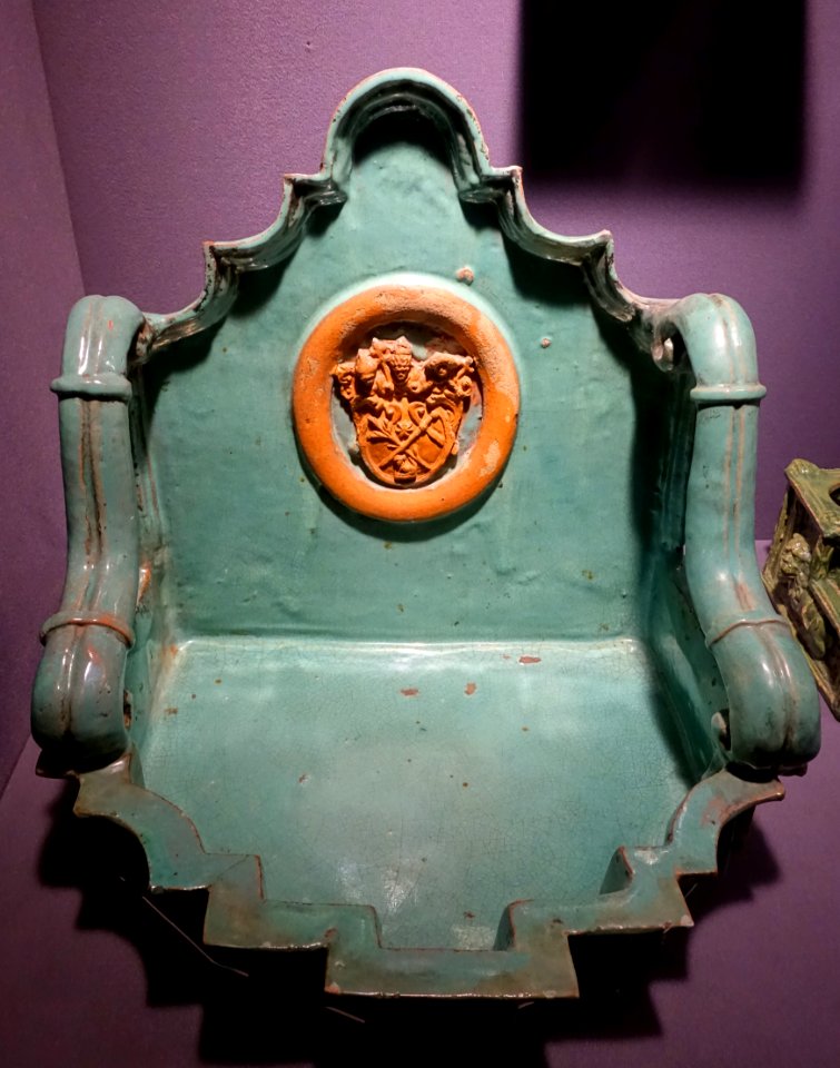 Basin, Austria, 1600s, ceramic - Museum of Anthropology, University of British Columbia - DSC09051