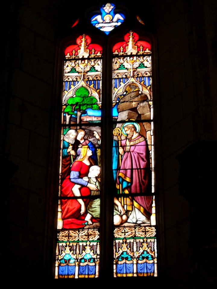 Basilique Saint-Eutrope de Saintes, vitrail 14