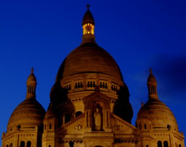 Basilique du Sacré Coeur at night p2 photo