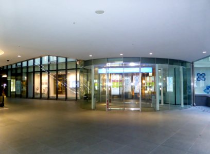 Basement entrance of Panasonic Center Osaka