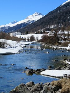 Alpine panorama mountains