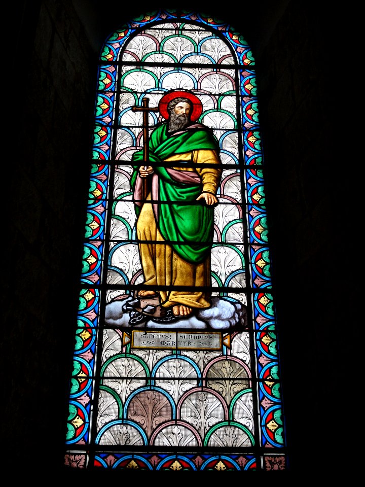 Basilique Saint-Eutrope de Saintes, vitrail 05