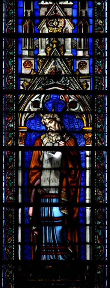 Basilique Sainte-Clotilde Paris Vitrail Lusson Amaury Duval Moïse 1 26102018