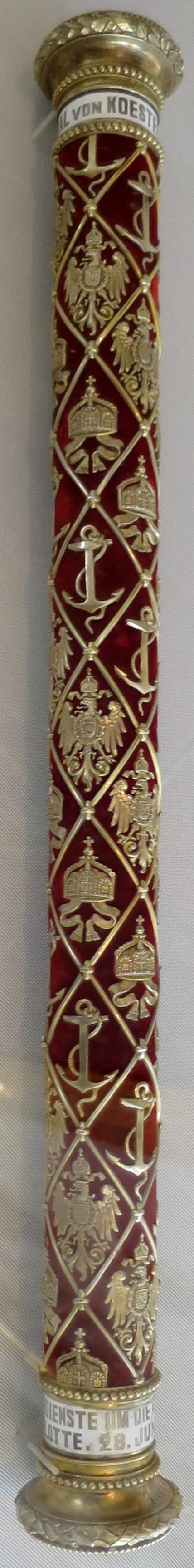 Baton of Grand Admiral Hans von Koester, Hermitage