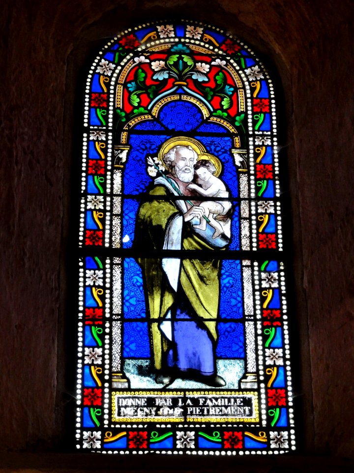 Baudonvilliers (Meuse) église, vitrail (02)
