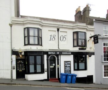 Battle of Trafalgar pub, Guildford Road, Brighton (December 2016)