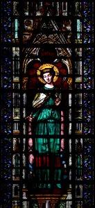 Basilique Sainte-Clotilde Paris Vitrail Jourdy Lusson et Bourdon Sainte Ursule 26102018