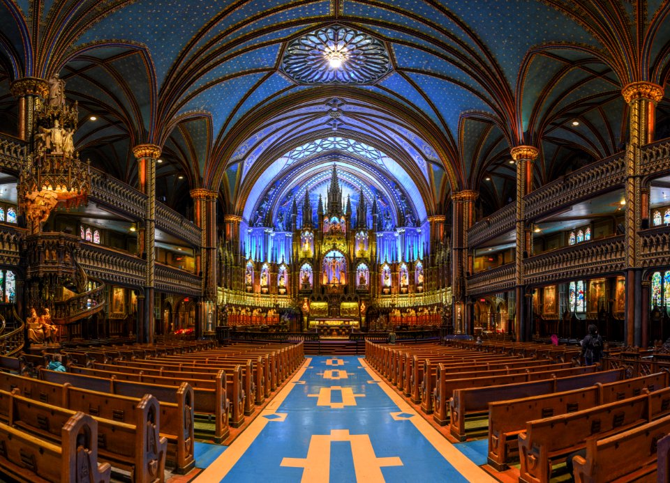Basilique Notre-Dame de Montréal, Canada