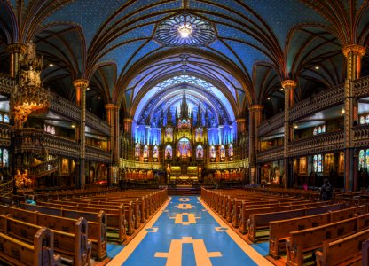 Basilique Notre-Dame de Montréal, Canada