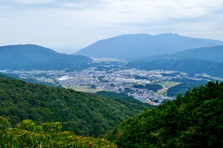 Battlefield of Sekigahara viewed from Ibukiyama Drive Way