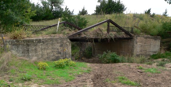 Battle Creek kingpost bridge from N 1