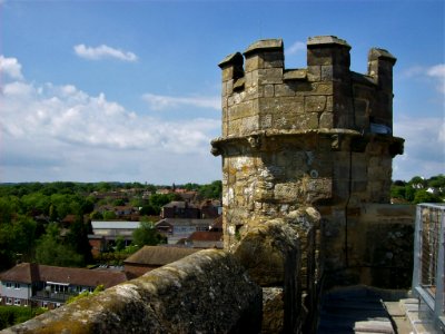 Battle Abbey, view from gatehouse 03