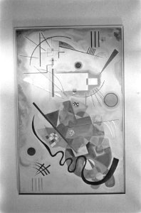 Bauhaus-expositie in Stedelijk Museum schilderij, Bestanddeelnr 921-8970