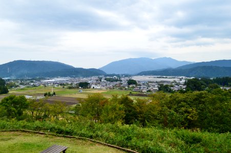 Battlefield of Sekigahara viewed from site of Ishida Mitsunari photo