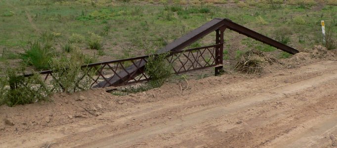 Battle Creek kingpost bridge N truss 1