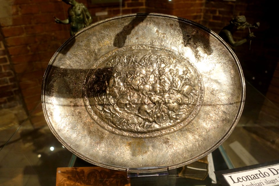 Battle of Angiari, Leonardo da Vinci, 15th century, silver - Kulenovic Collection - Karlskrona, Sweden - DSC08528