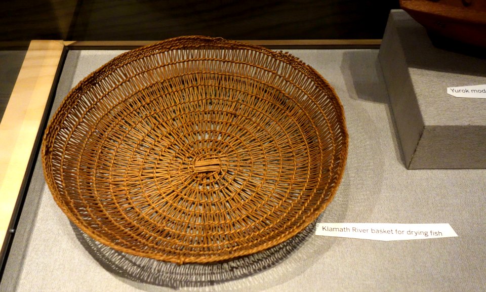 Basket for drying fish, Klamath River - Oakland Museum of California - DSC04958