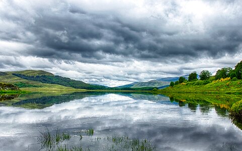 Mirroring scotland highlands and islands photo