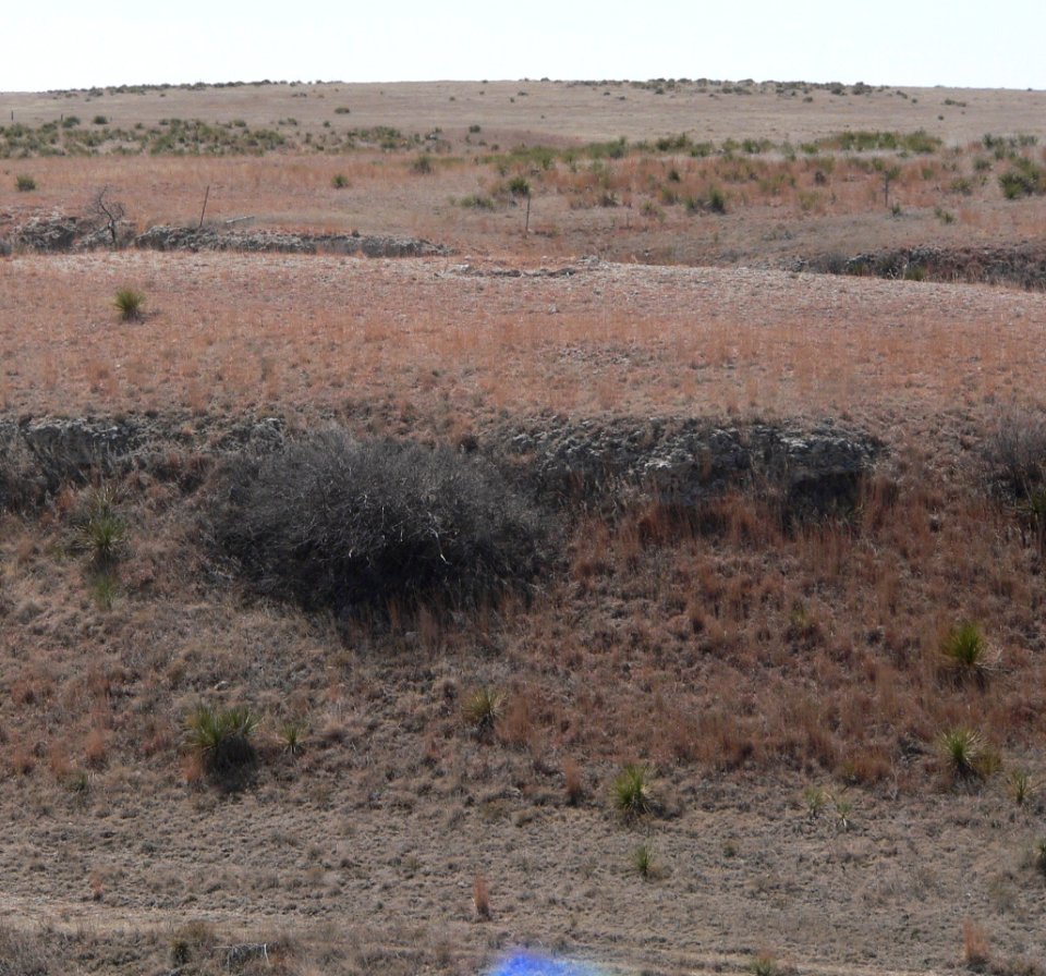 Battle Canyon (Scott Co KS) rifle pit 2 from monument 2