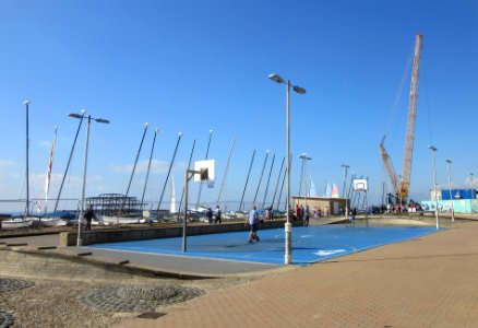 Basketball Court, Brighton Beach (September 2015)