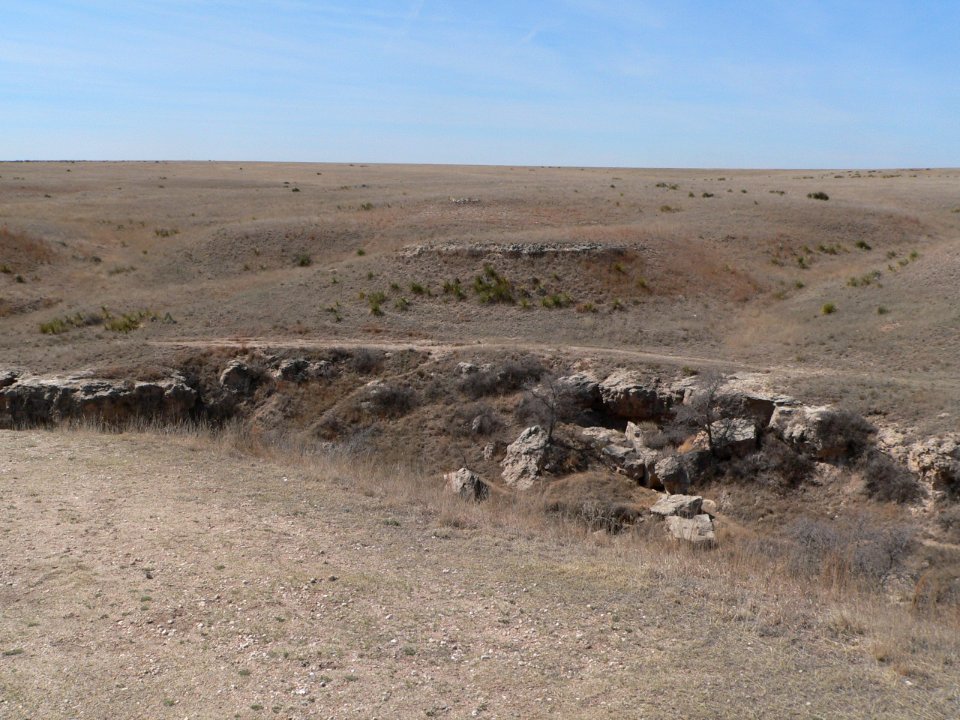 Battle Canyon (Scott Co KS) from monument 3 of 5