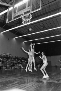 Basketbal Europa Cup , Nederland tegen Israel spelmomenten, Bestanddeelnr 929-7598