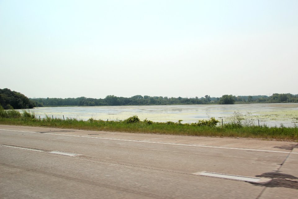 Battle Creek Lake from I-94, MN, Aug 2018
