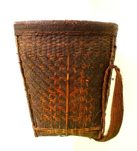 Basket with headband, Ha Nhi Den, Bat Xat, Lao Cai, 2003 - Vietnamese Women's Museum - Hanoi, Vietnam - DSC04237