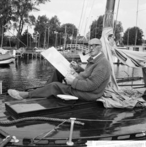 Bart Peizal 75 jaar (portretschilder), Bestanddeelnr 914-1694